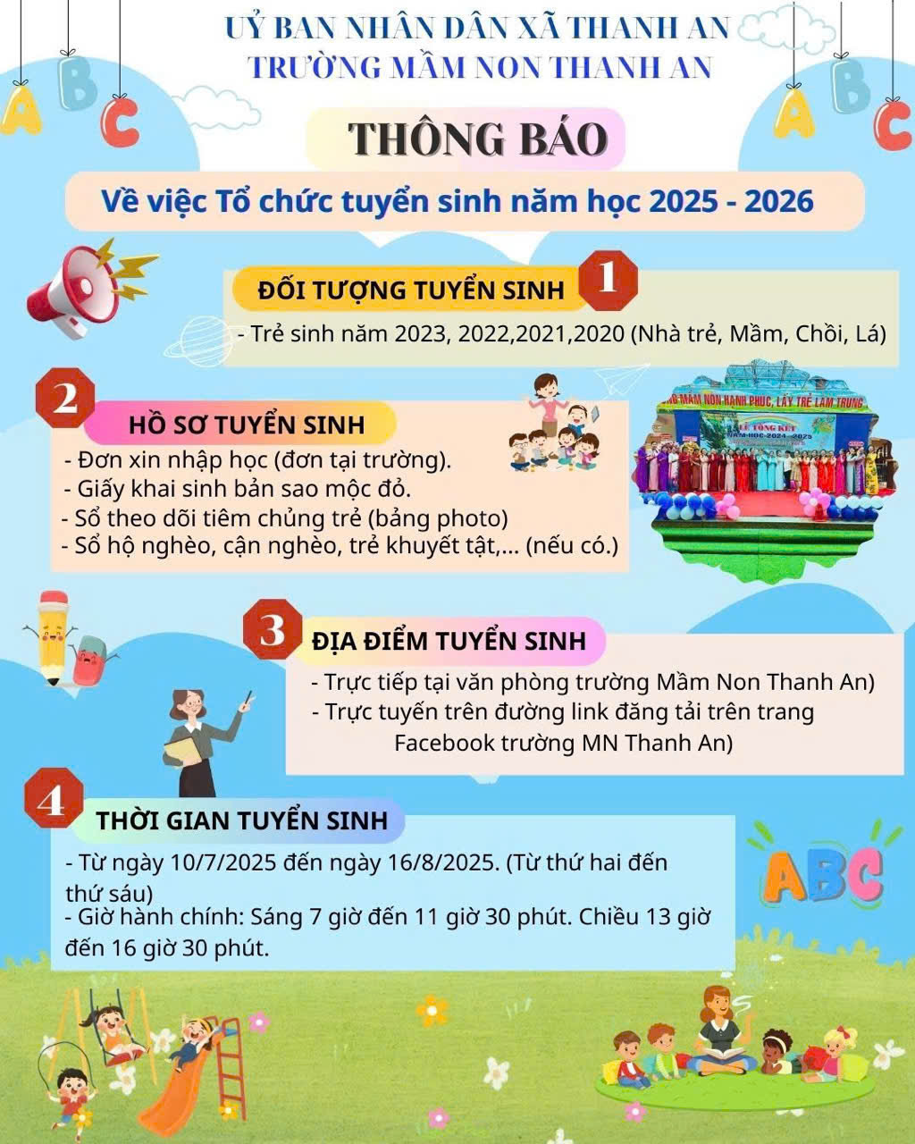 Tuyển sinh năm học 2025-2026